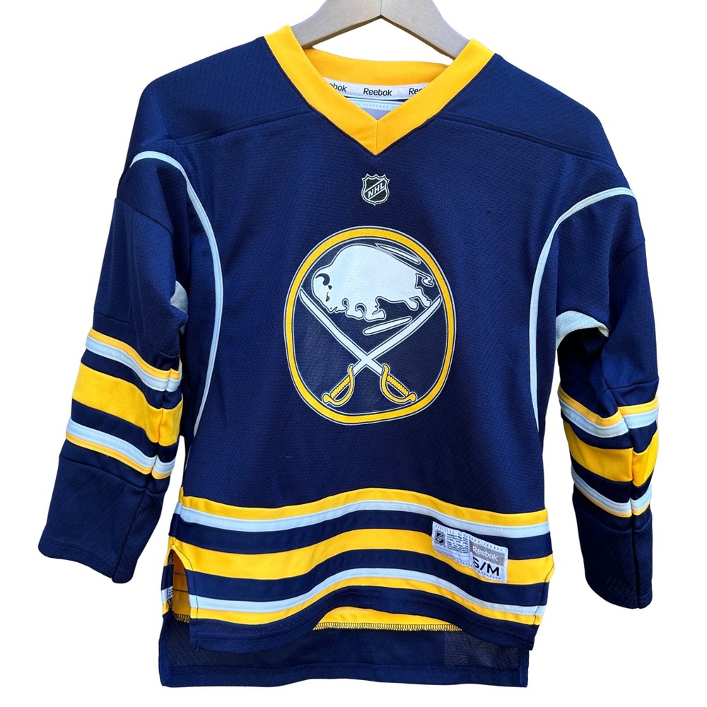 Buffalo Sabres NHL Hockey Jersey - blue and yellow - Youth S/M
